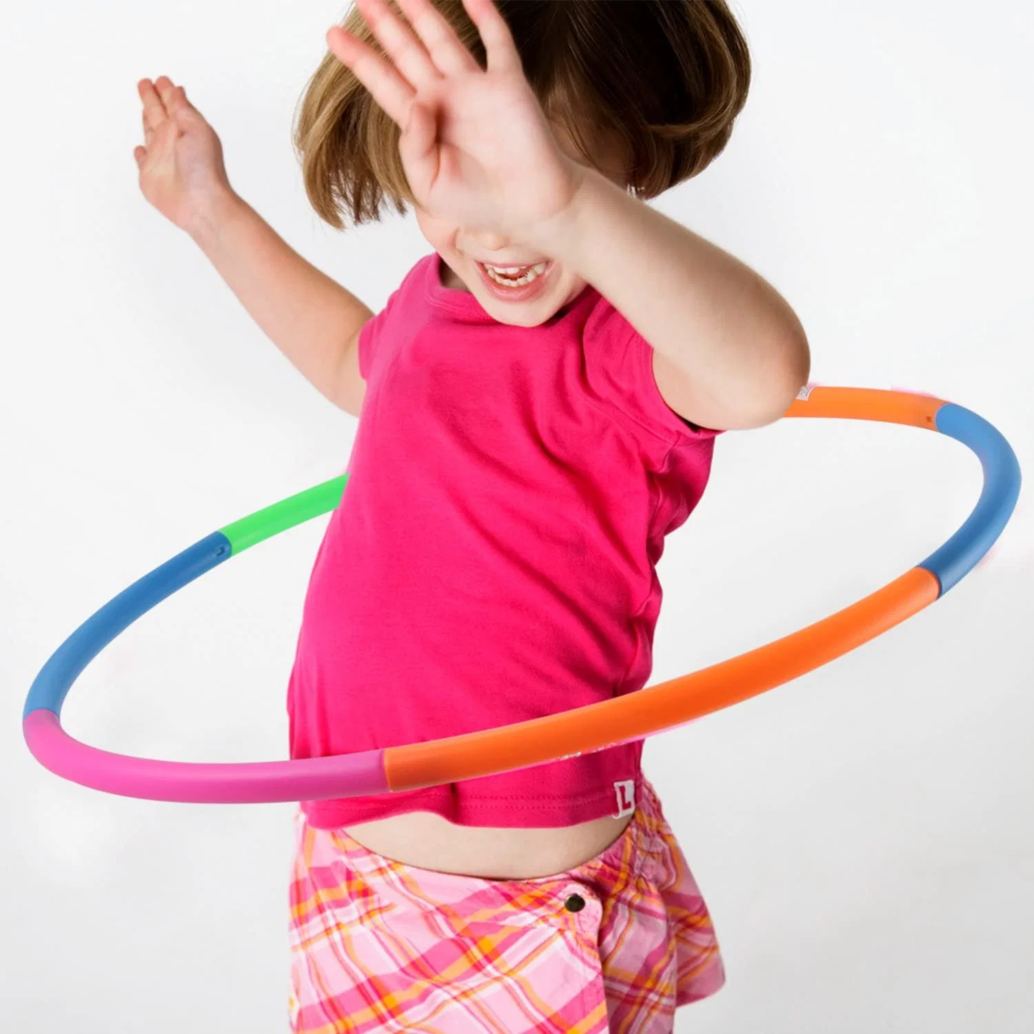 Gewichteter Hula Hoop Reifen und Hoop Ring mit abnehmbarem Hula-Hoop Gymnastik Kunststoffrohr Neues Design Hulahoop für Fitness