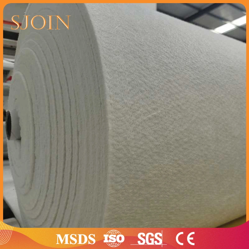 High Temp. Resistance High Silica Needled Mat 3 Layers Fiberglass PP Core Mat Insulation Materials