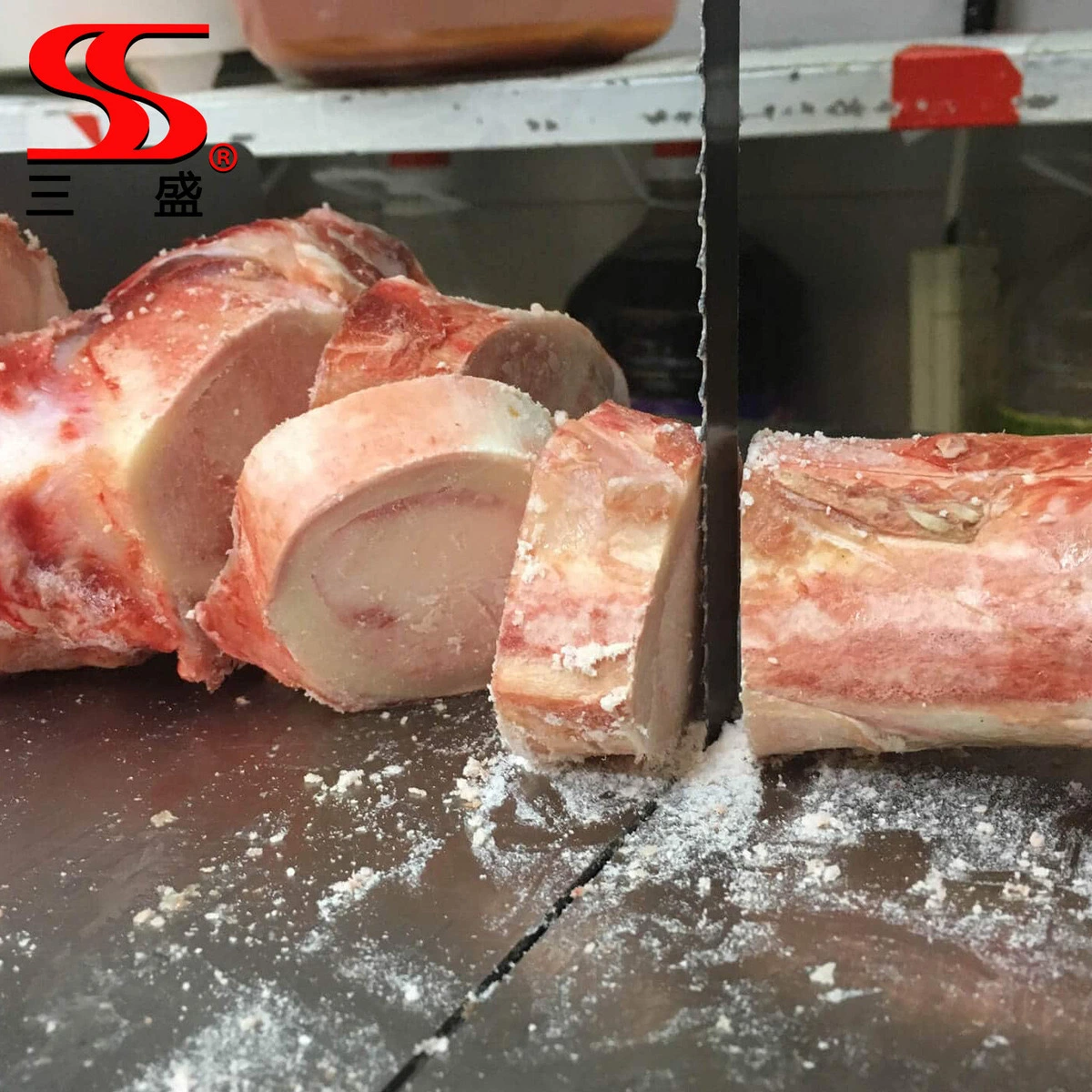 Scie à os lame de scie à ruban pour la découpe de viande acier au carbone Découpe de porc à la viande de bœuf