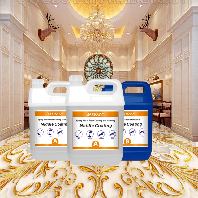 Shenzhen MTB 3D Epoxy Floor Coating Resin 15kg