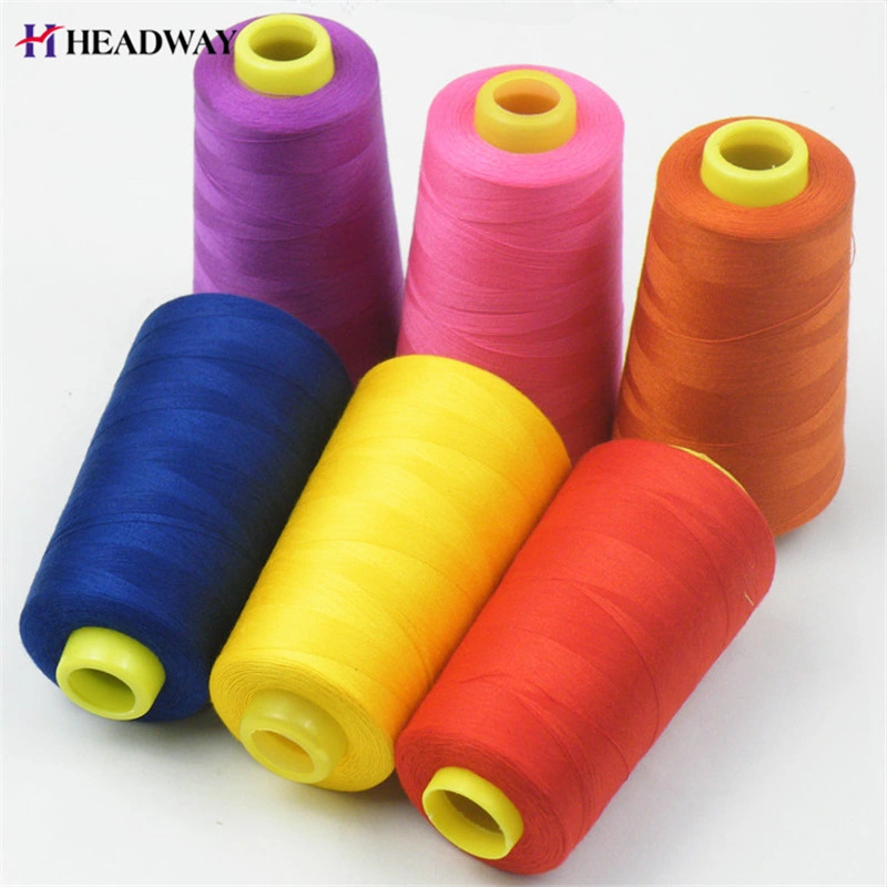 Dyed 100% Tfo Polyester Spun Textile Yarn Sewing Thread From 20s to 60s
