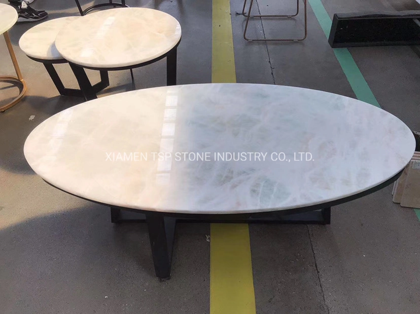 Competitive Granite/Marble Stone Round Coffee/Dinner Table Top for Hotel and Home Furniture