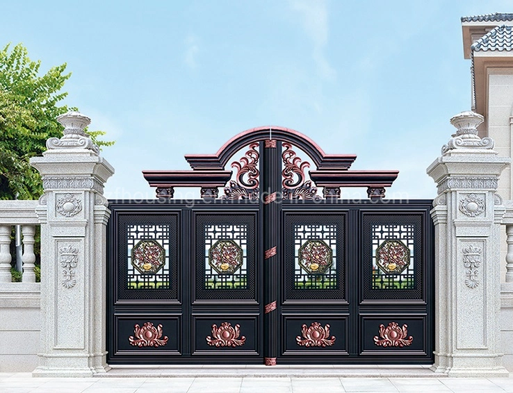 Customized Attractive Aluminum House Main Gate Design for Villa or School