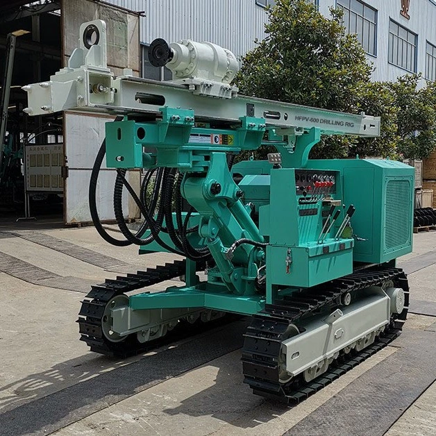 Crawler Hydraulic Screw Solar Power Generation Project Screw Pile Driver Pile Drilling Rig