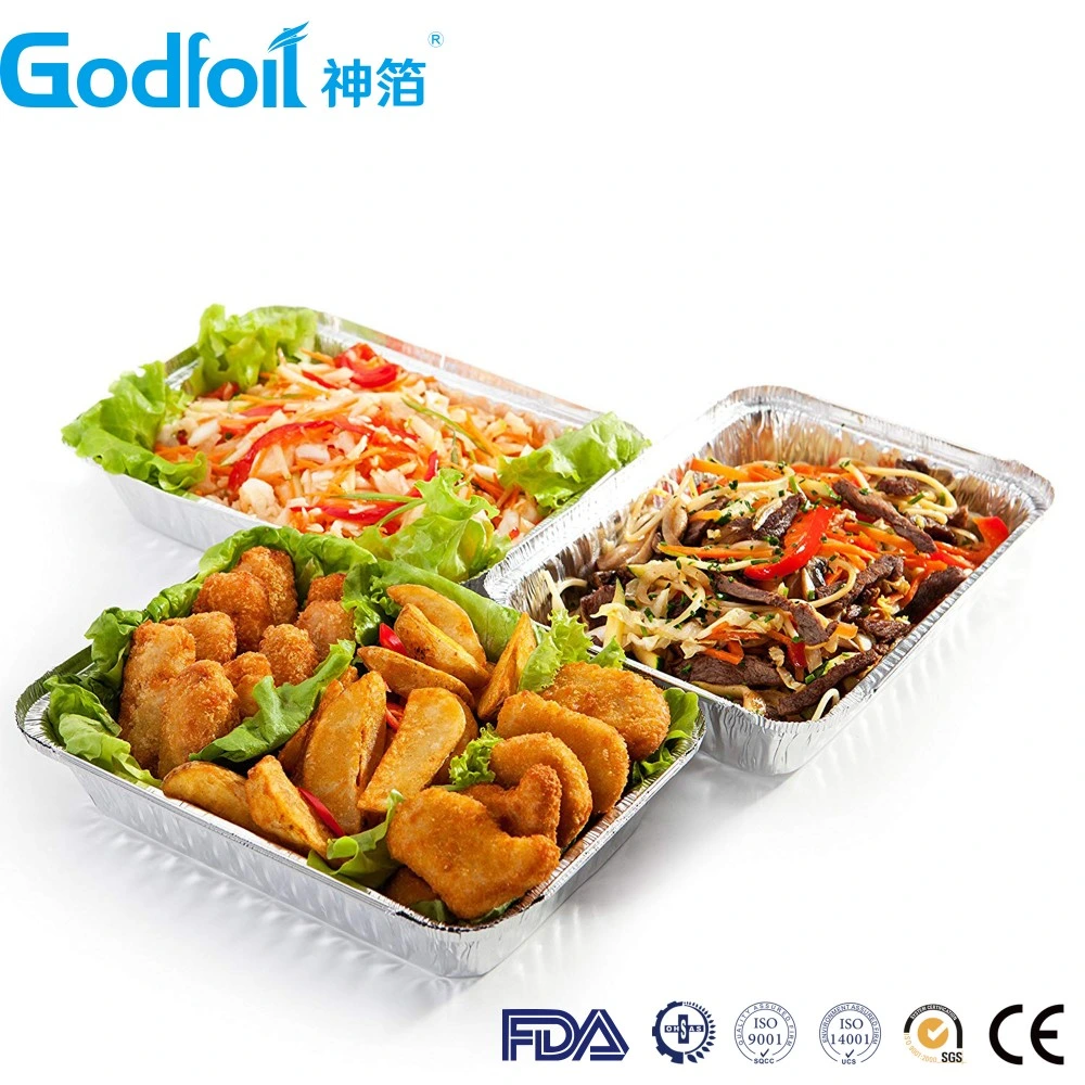 Vajilla personalizada desechables de papel de aluminio Catering Box Lunch en China