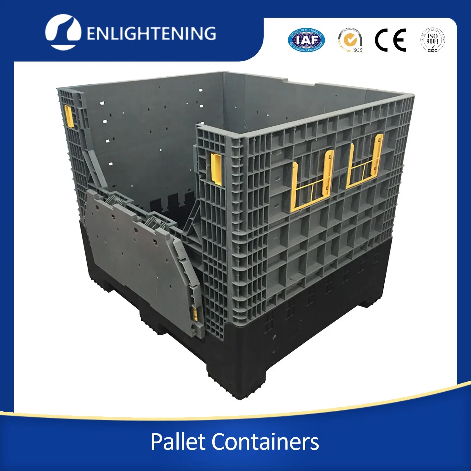 Industrial Foldable Large Container Folding Bulk Shipping Bins