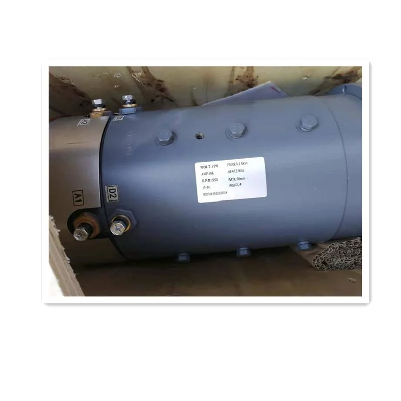 7.5kw 72V DC Series Motor with Curtis Controller 1221m-6701 550A