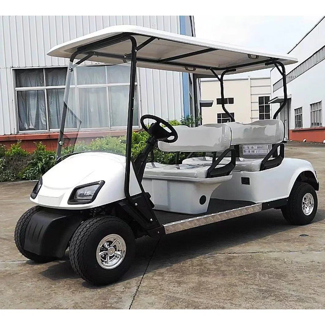 60V Battery Operated Golf Buggy 4 Seats Sport Electric Car for Golf Course