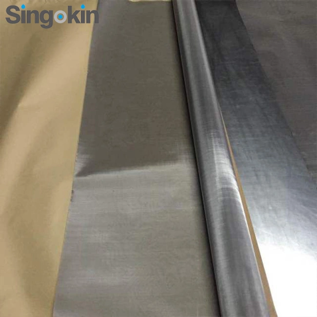 نسيج شبكي معدني من الفولاذ المقاوم للصدأ Wave Steel Wave Wire Mesh Screen القماش