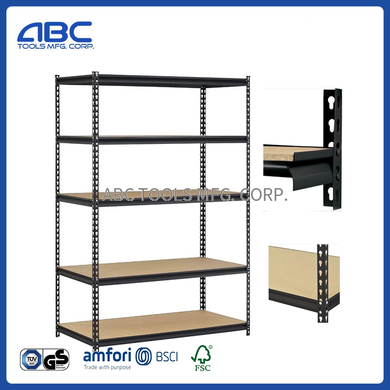 5 Tiers Boltless Storage Racking Garage Shelving Shelves Unit Stacking Racks