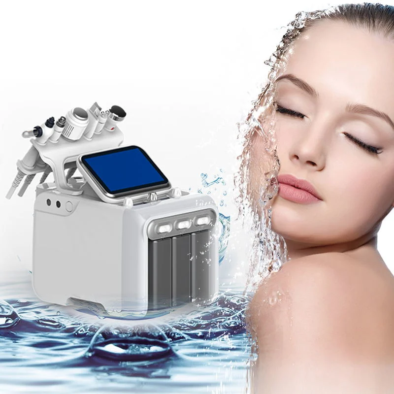 Multifunktionale Hautpflege Wasser Sauerstoff Maschine RF Hydro Haut Rejuvenation Reinigungsgerät Für Gesichtsaufhellung Und Abhören