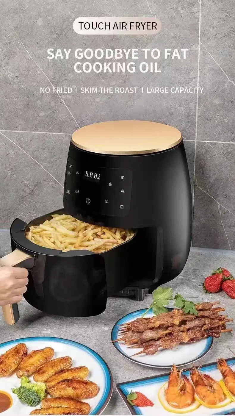 Air Fryer 2024 2023 مرقد هواء فرن محمصة هواء فراير Air Fryer مجفف شعر هواء بقوة 650 واط من الفولاذ المقاوم للصدأ وفرن هواء لا يوجد فرن هواء بميكروويف زيت، مجفف هواء