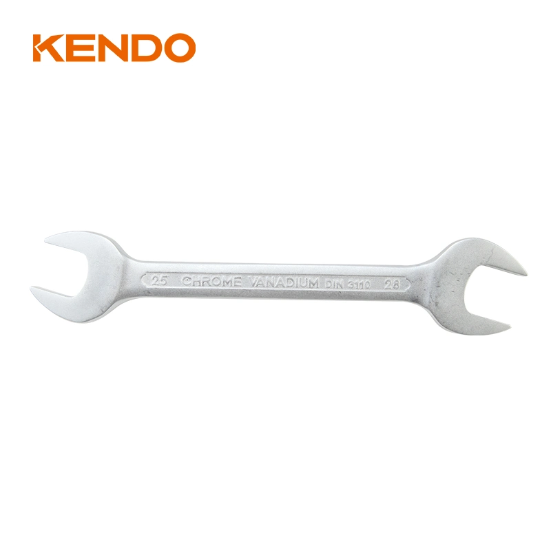 Kendo Hot Sale 25*18mm Double Open End Spanner with Rust Protective Coating