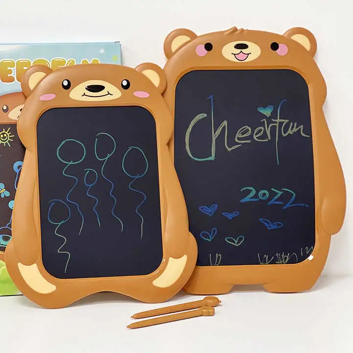 Educational LCD Multicolor Animal Painting Board Art Crafts Supplies Writing Pad