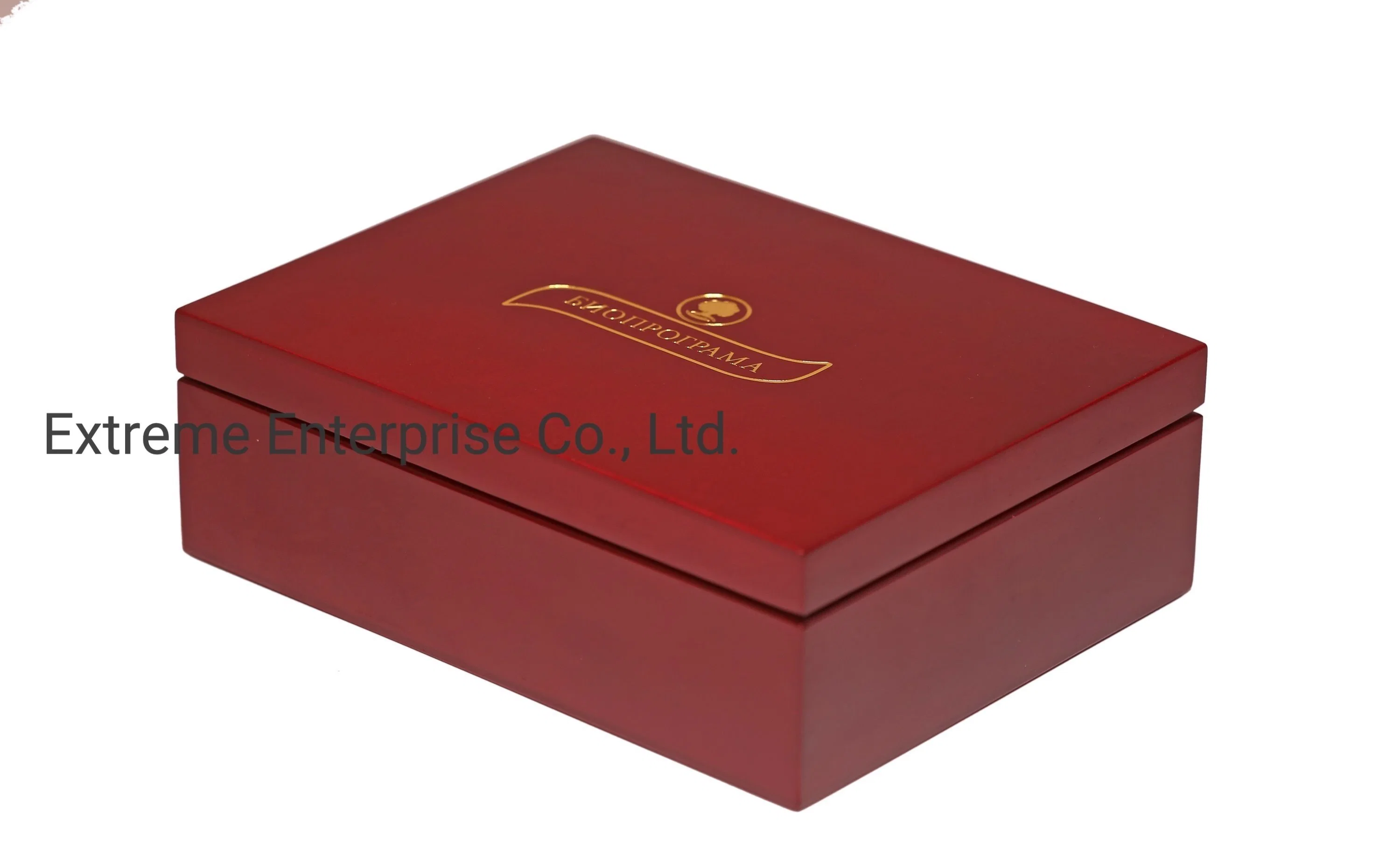 Custom Made Mahogany Wooden Food Packing Box, Wooden Tea Gift Packaging Box