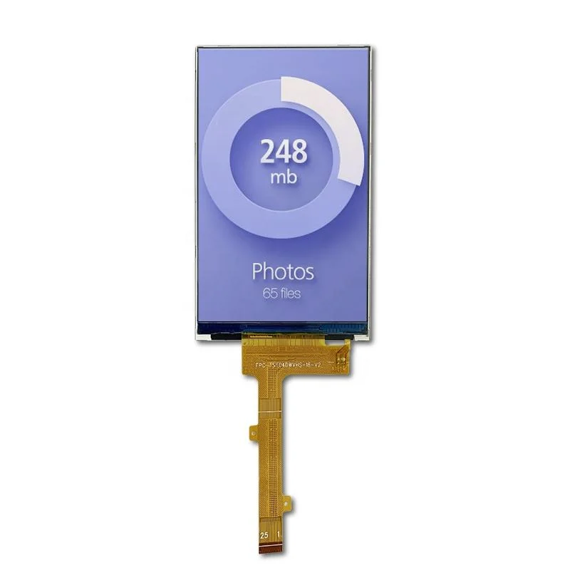 Venta caliente de 3,5 pulgadas, 480*320 Serie SPI módulo LCD TFT con LED blanco.