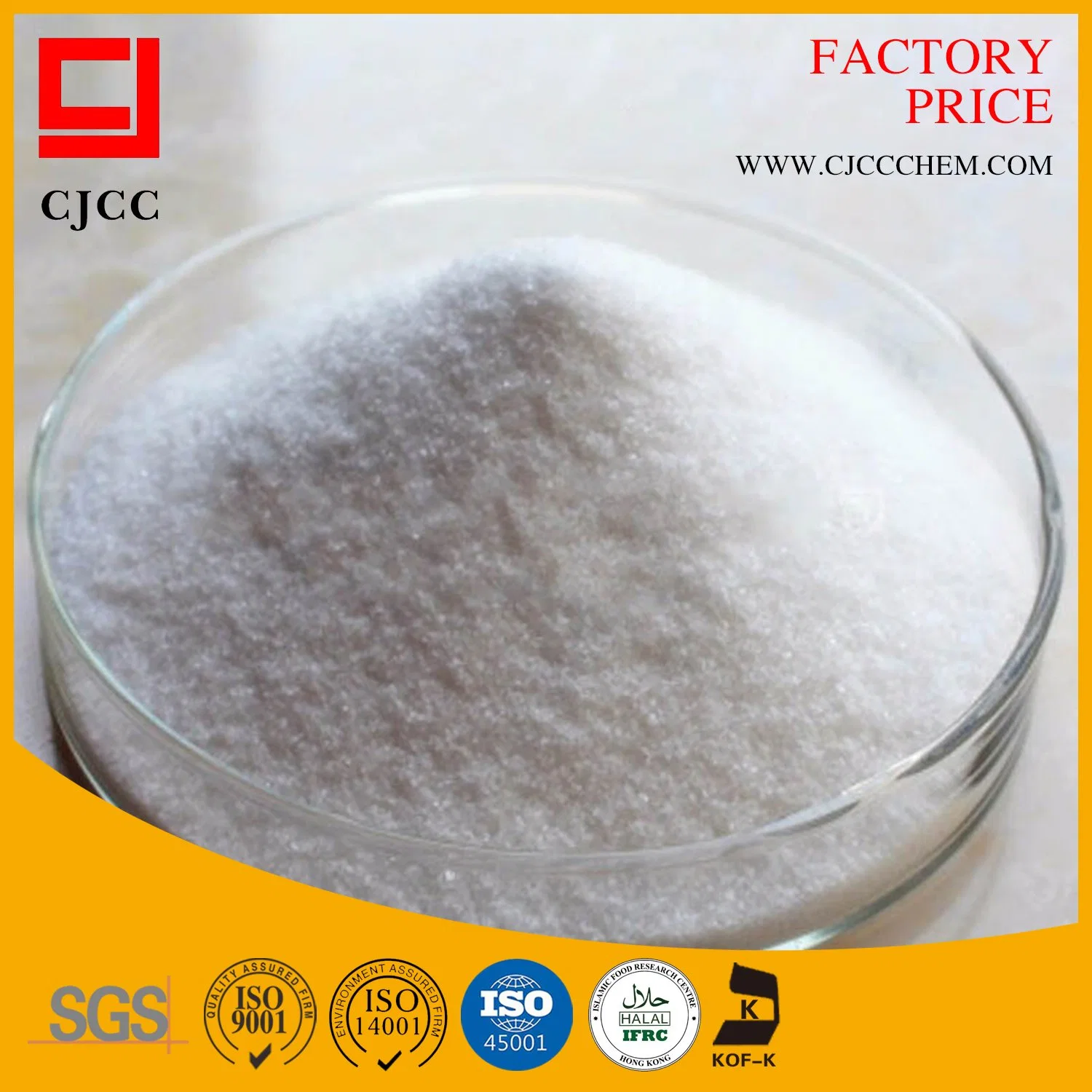 Cationic Organic Chemicals Raw Material MSDS PAM CPAM Polyacrylamide Powder