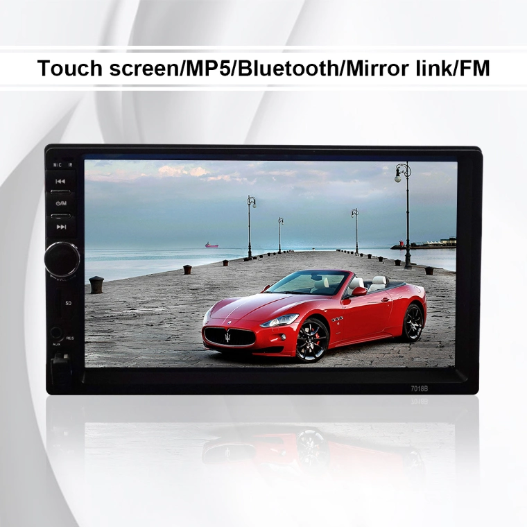 7 Inch Universal Double DIN Touch Screen Car Radio MP5 Player Mobile Link