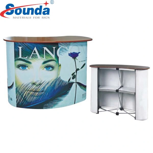 Foldable Pop up Portable Advertising Promotion Counter