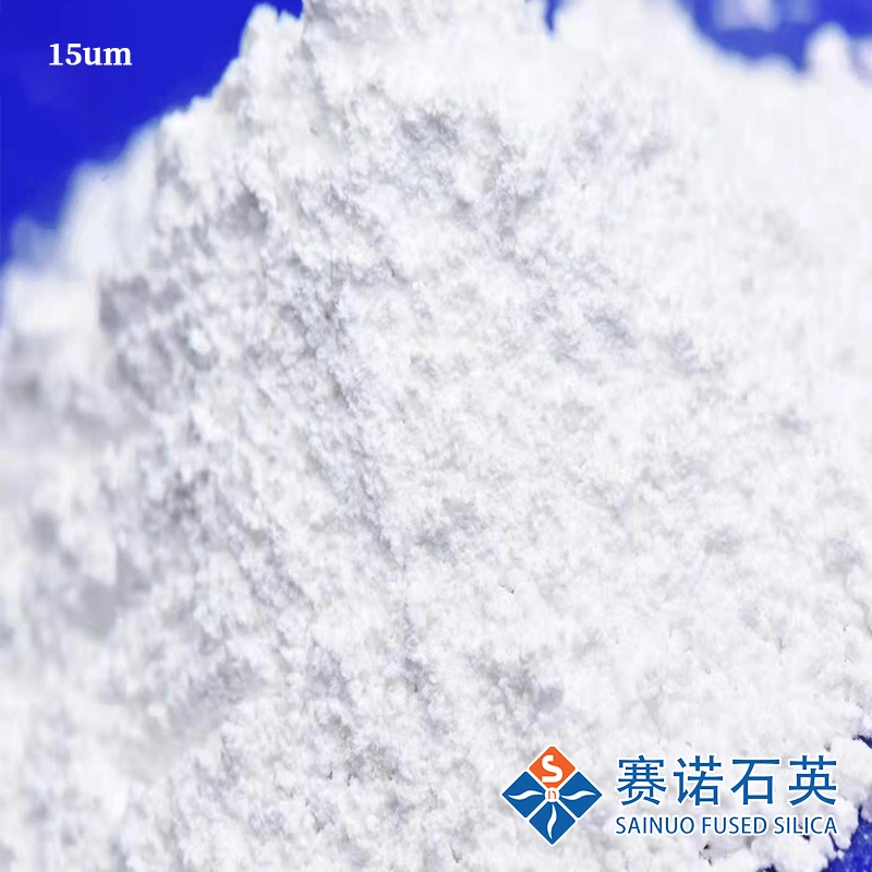 Top-Level Micron Powder 10um High quality/High cost performance  Quartz Transparent Fused Silica Powder with Sio2 99.9%