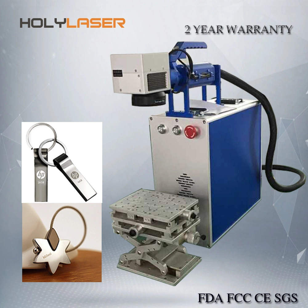 Car Parts Metal Copper Fiber Laser Marking Machine