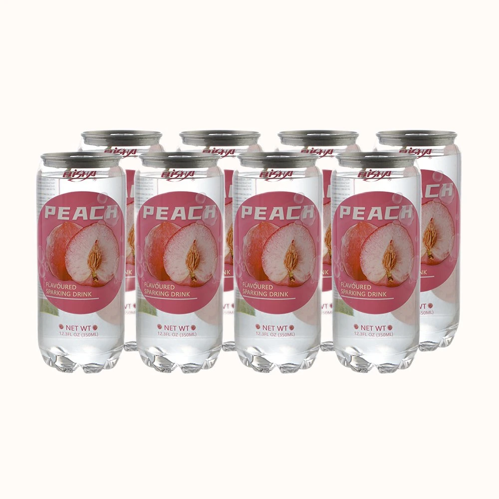 350ml Pet Can Peach Soda Water