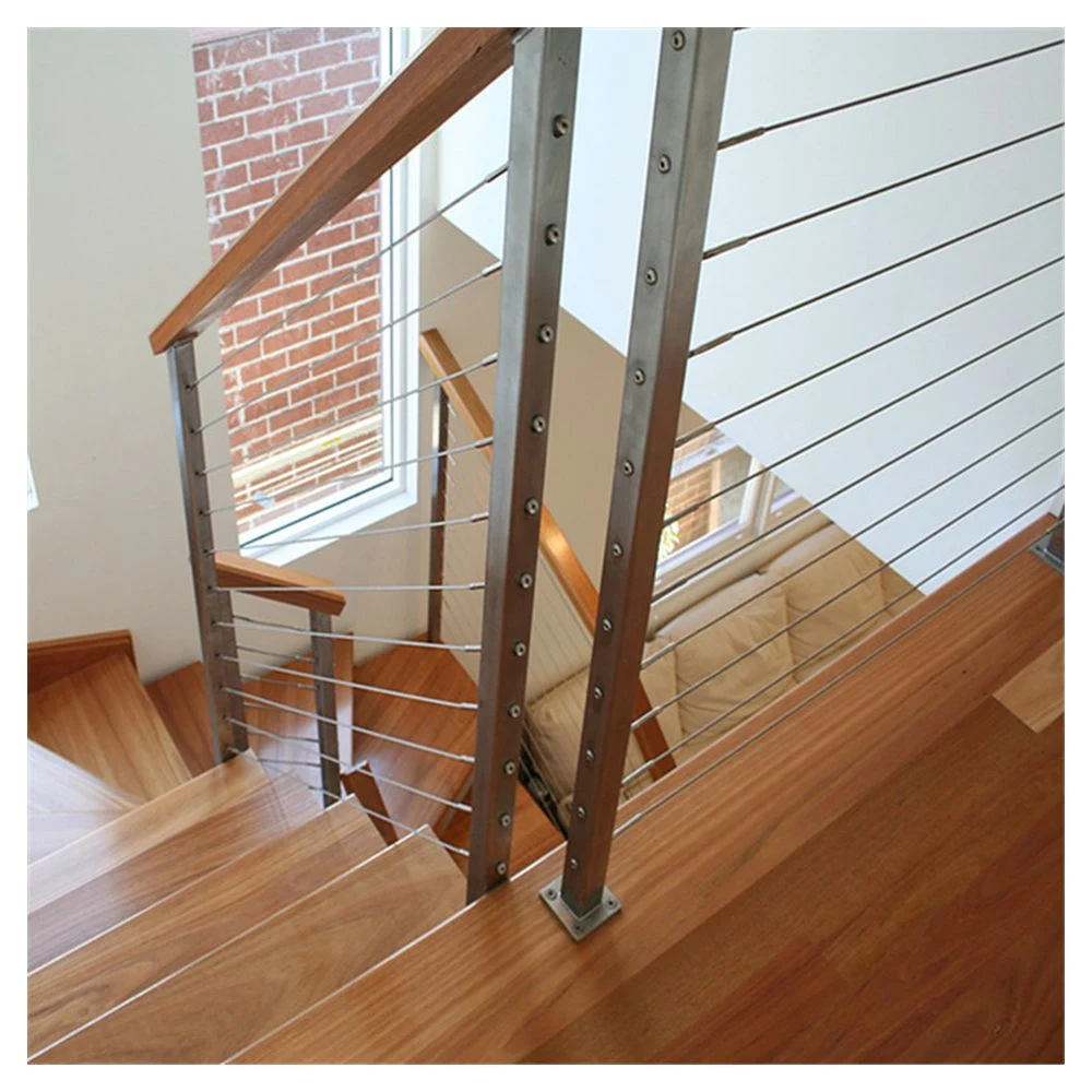 Stainless Steel 304/316 Grade Outdoor Durable Cable Wire Railing System