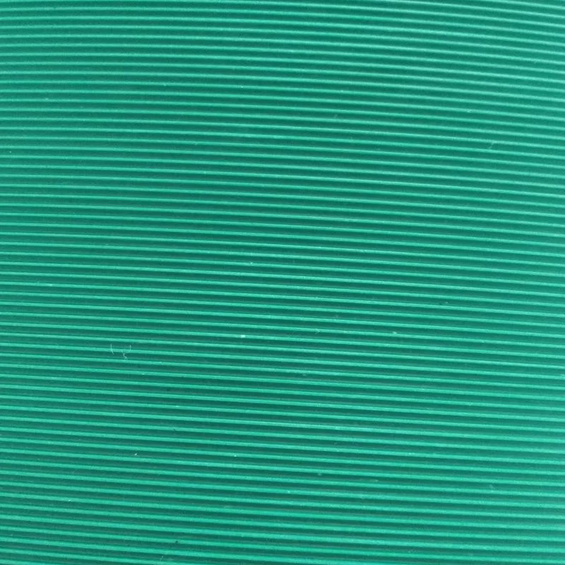 Anti Slip Fine Ribbed Corrugated Rubber Sheet/Mat