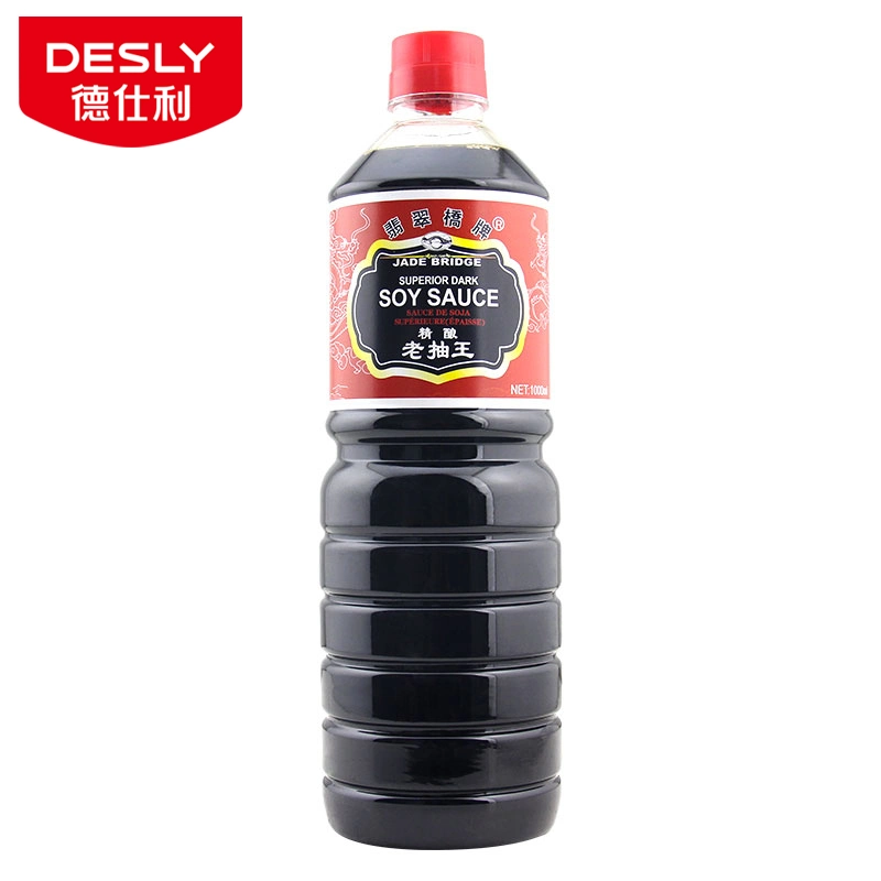 Manufacturer Traditional Fermented 500 Ml Superior Dark Soy Sauce for Chain Supermarkets