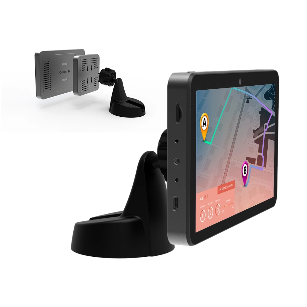 De 7 pulgadas portátil Android coche magnético GPS del vehículo de exploración Agps Tablet PC con sistema de acoplamiento de montaje magnético