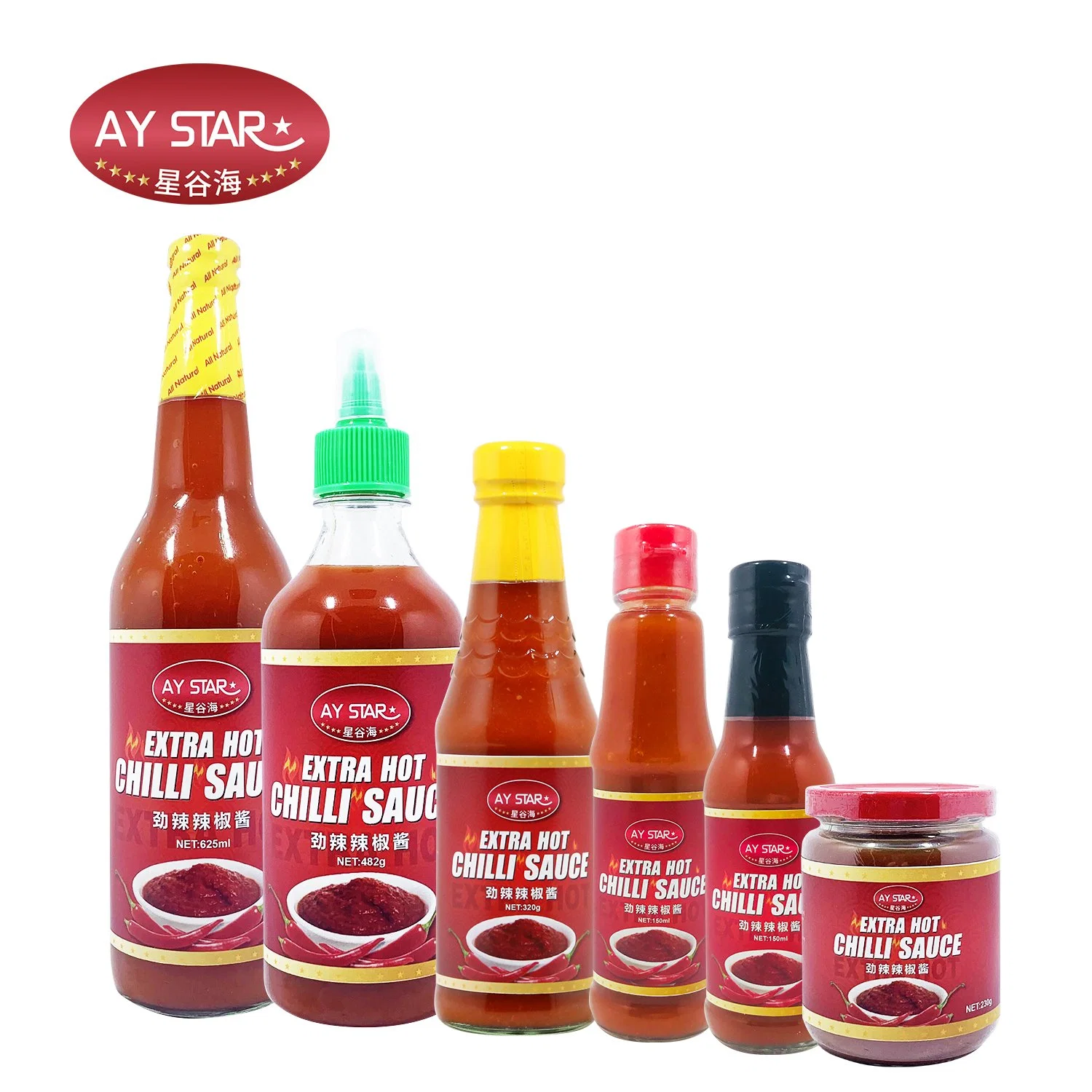 230g Garlic Red Pepper Extra Spice Chilli Sauce