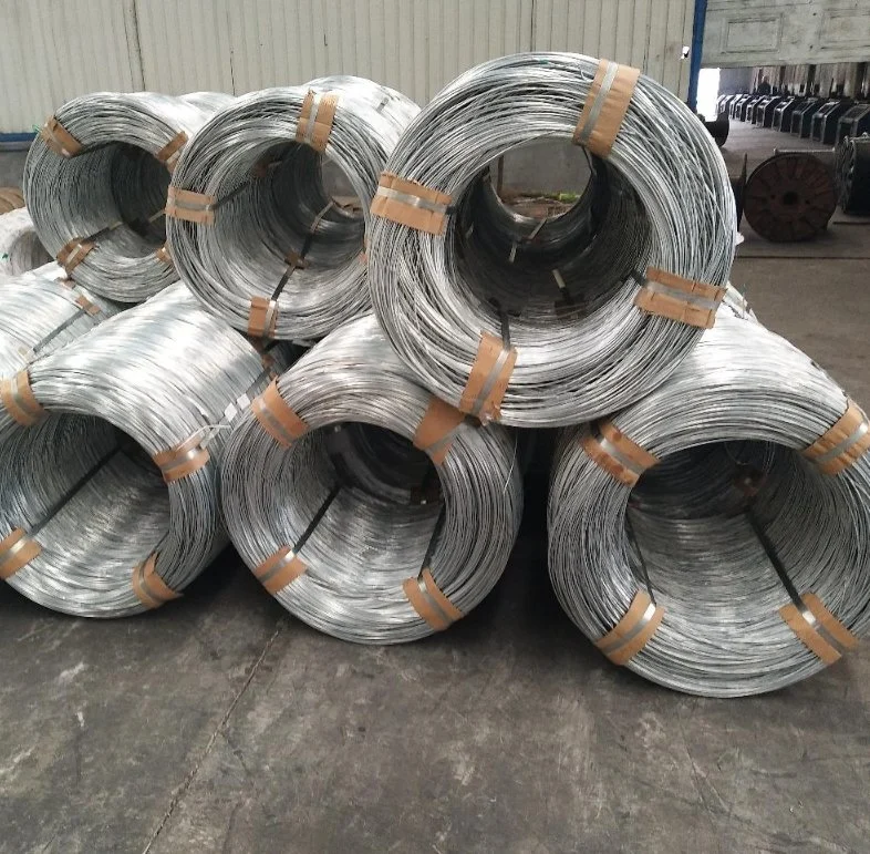 Varilla galvanizada de zinc recubierto de zinc alambre de acero galvanizado de carbono