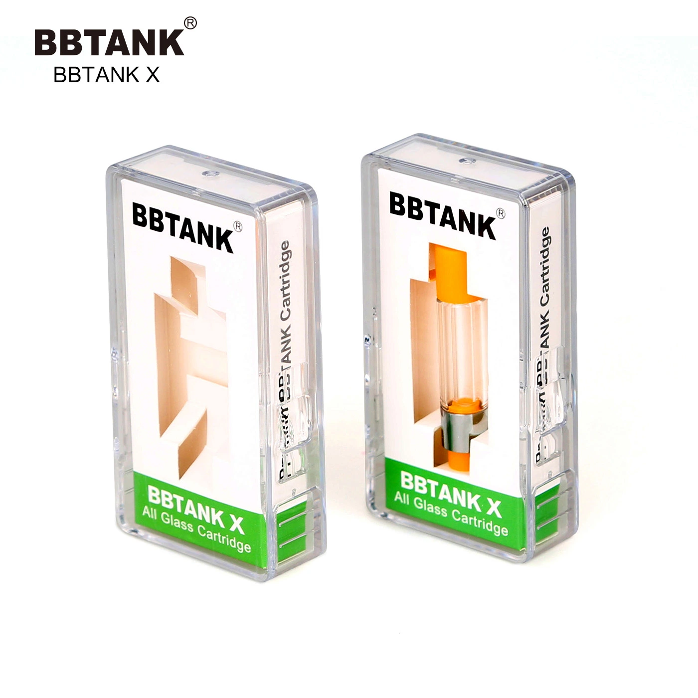 عربات زجاجية بالكامل مناسبة للزجاج المتكامل D8 D9 Live Resin Bbtank أداة atomizer فارغة في الخرطوشة Thch 1g 2g 3G