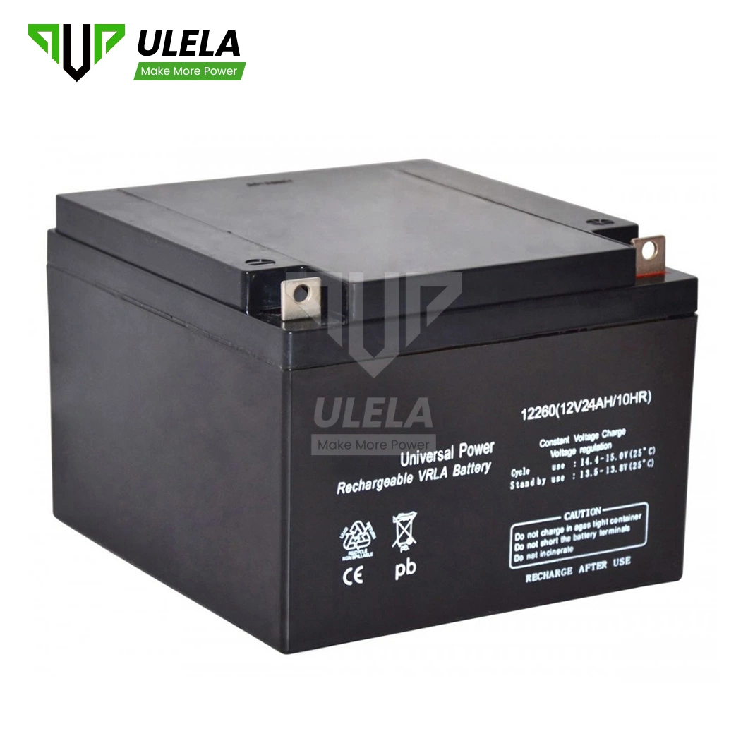 Ulela Home Energy Storage Lithium Battery Manufacturing Sealed Lead Acid Battery 12V 3 China Lead Acid Battery Banks Packs for Solar Power