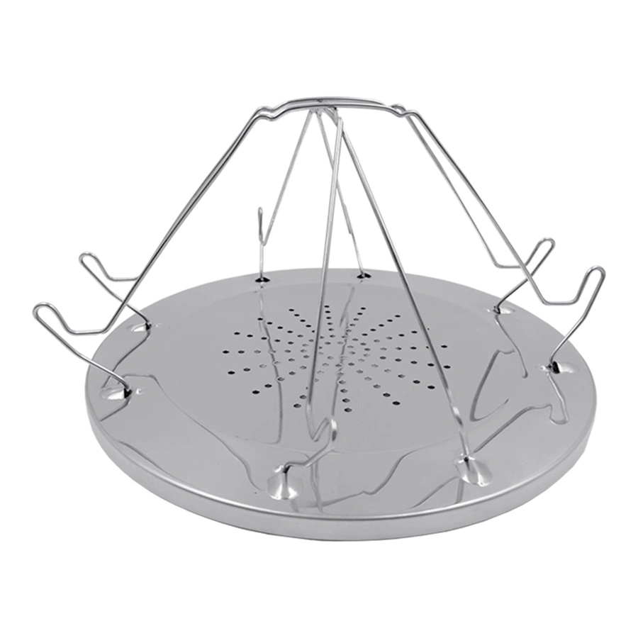 Stainless Steel Toast Rack with Foldable Stand for Outdoor Camping