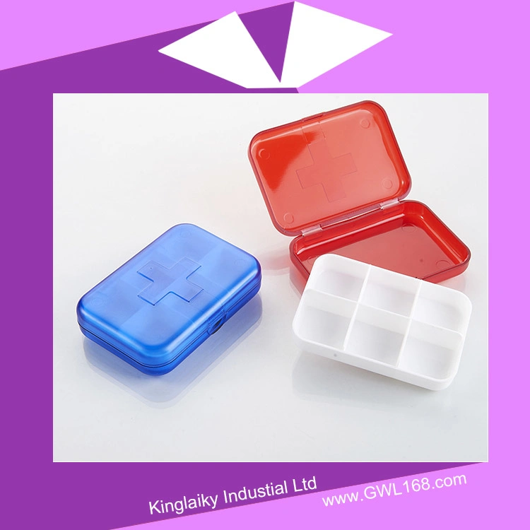 Plastic Medical Pill Box Kit with Logo for Promotion (BH-036)