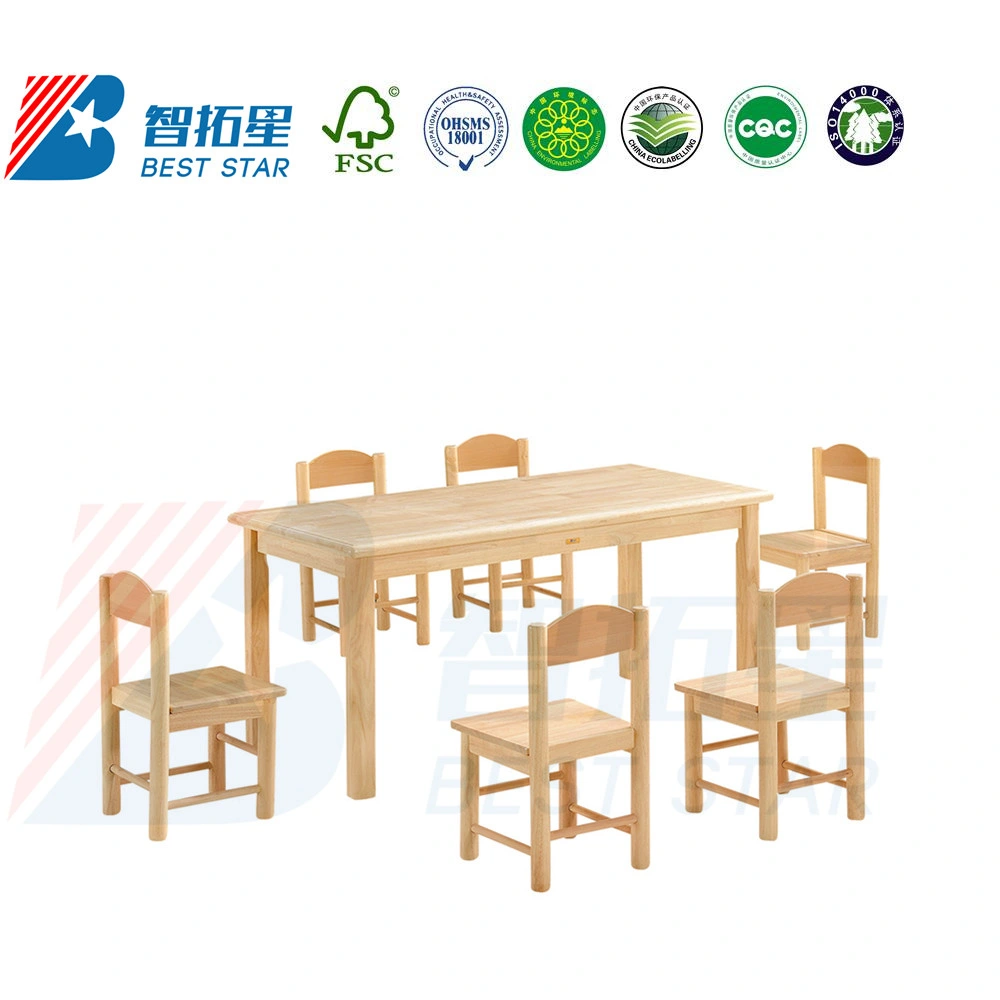 Kindergarten Study Wood Table, Playroom Game Table, Child Table Furniture, Kid Square Table, Living Room Kid Table