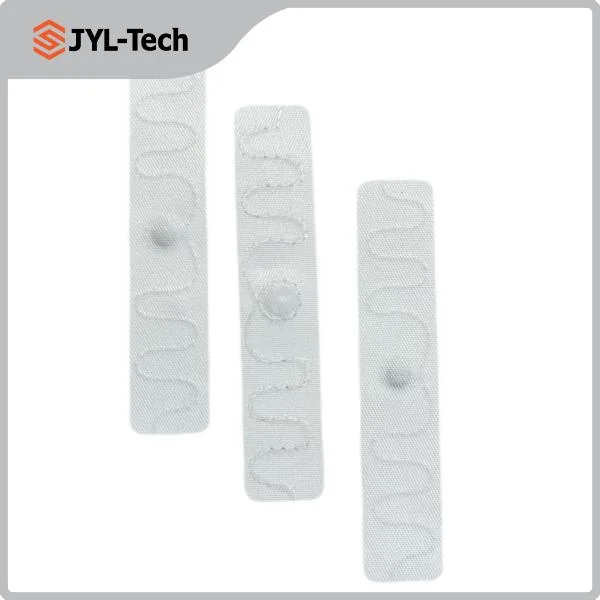 Qr/Datamatrix Printing Heat Sealing Textile UHF RFID Laundry Tag Washable RFID Linen Tag Laundrychip