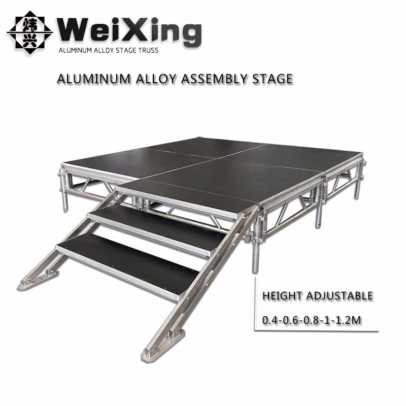 72FT*8FT, hauteur 4FT portable aluminium Smart Stage pour le désherbage de décoration