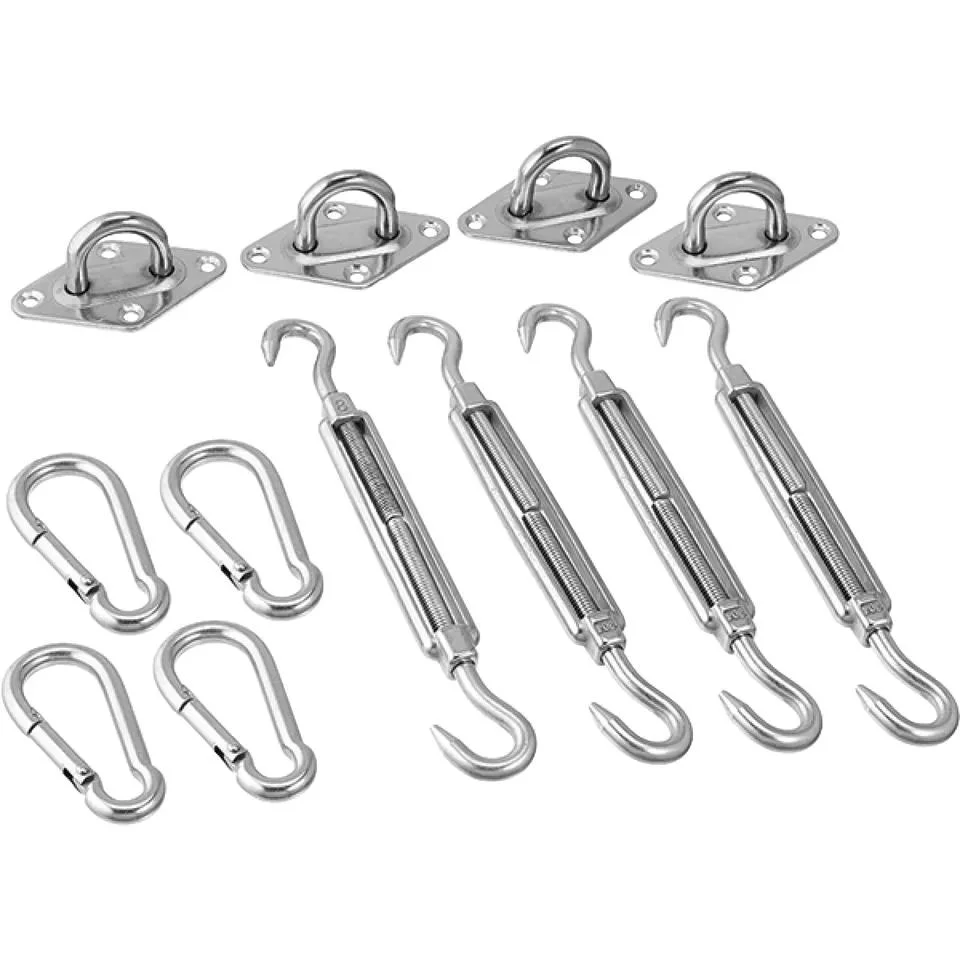 Kingslings Marine Grade SS304 SS316 Stainless Steel Rigging Shade Sail Hardware