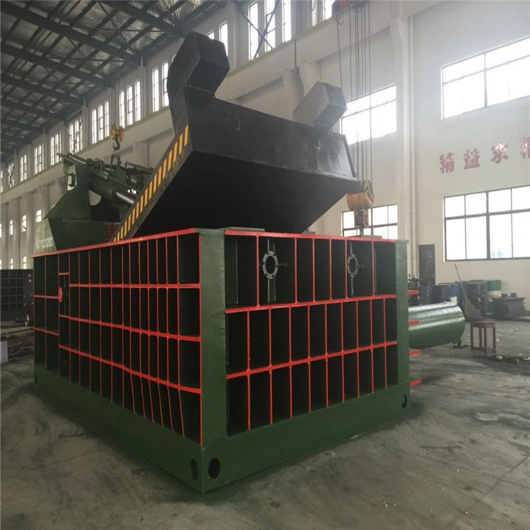 Y81f-125 Turn out Metal Baler Car Engine Scrap Bale Strapping Machine