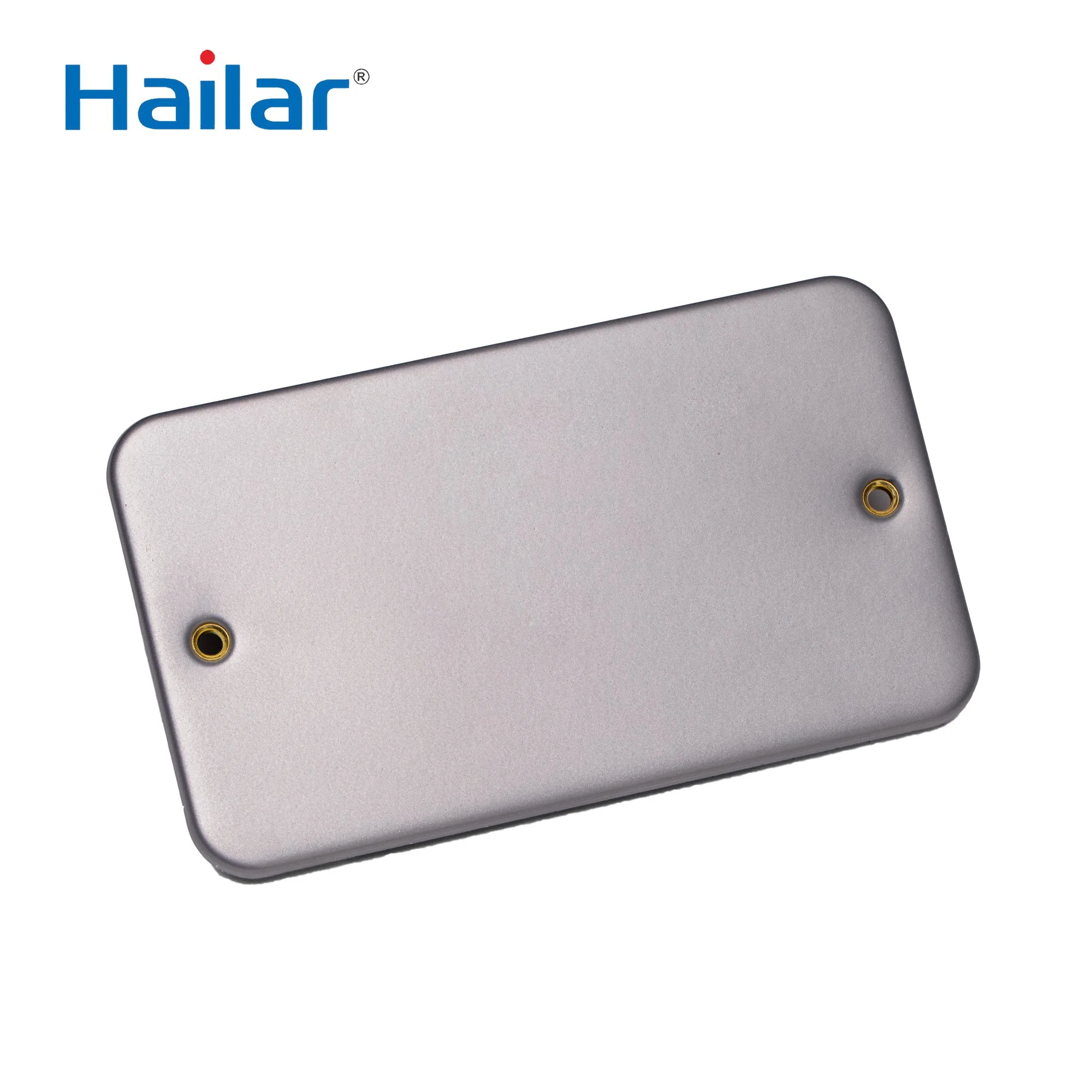 Hailar Metal 2 Gang Blank Wall Switch Plate