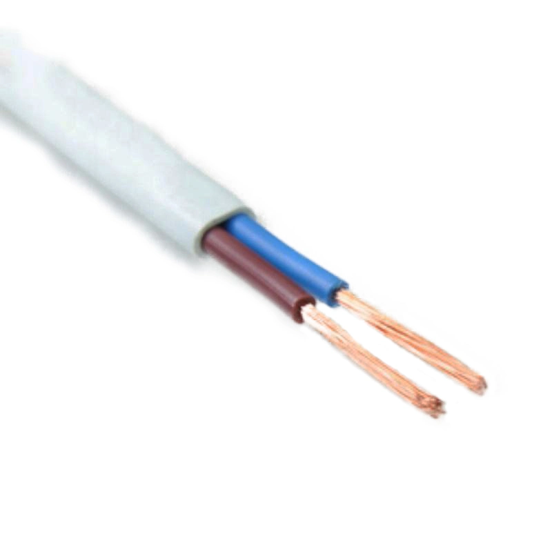 Hot Sale H05vvh2-F 2X0.75mm2 2X1.0mm CE VDE Certified Flexible Copper Stranded Flat PVC Cable