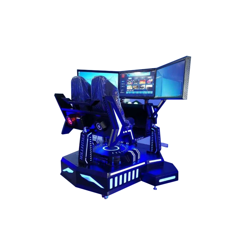 New 9d Vr Game Product Three-Axle Racing Car Virtual Reality Vr Simulator Game in Amusement Park