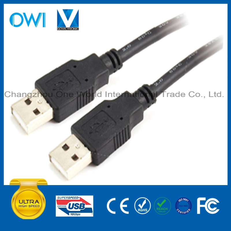 High Quality USB 2.0 a Male to a Male Cable