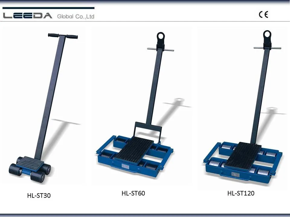 Machinery Roller Moving Skates Steerable Type