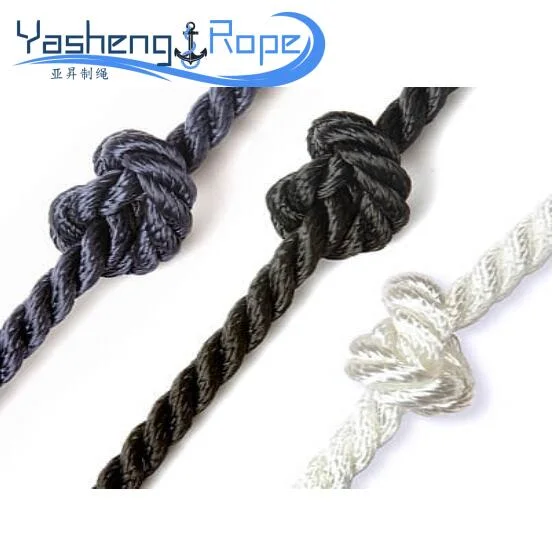 3/8/12 Strand High Performance Polyester Mooring Rope with ABS/CCS/Lr/Dnv Certificates