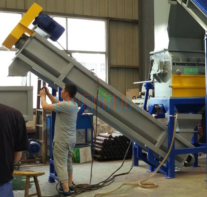 Waste Plastic HDPE PE Agriculture Film Scraps Washing Recycling Machine