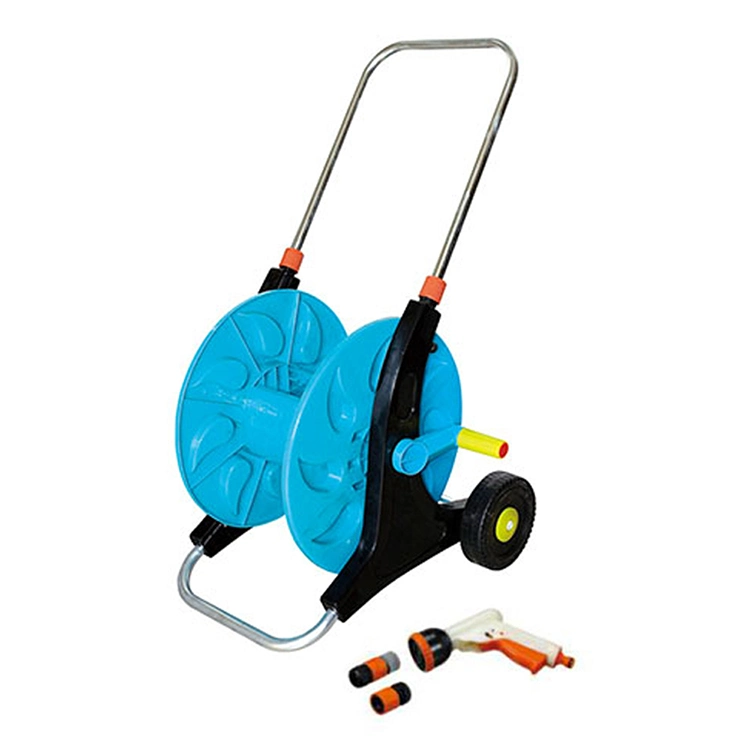 Wholesale/Supplier Durable Garden Irrigation Two Wheels Rolley Plastic Cart High Pressure Water Garden Hose Reel