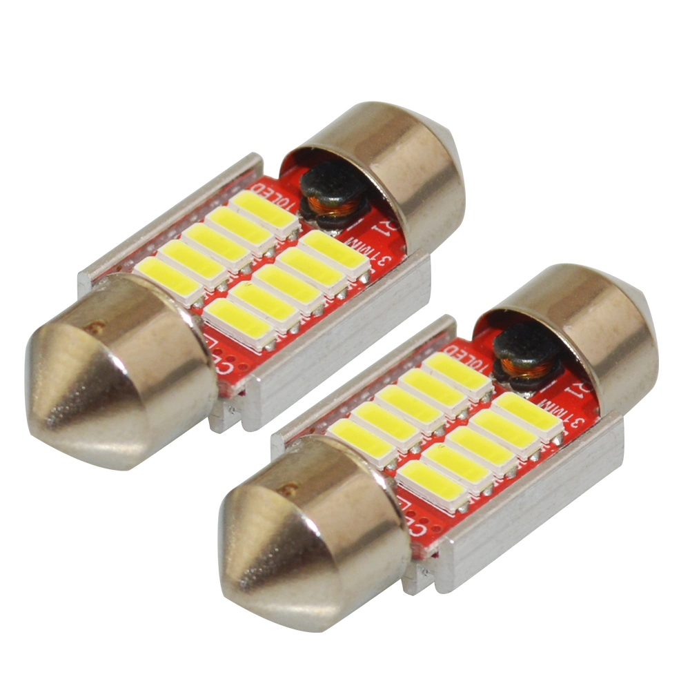 31mm 10SMD 4014 Festoon 10LED C5w Car Dome LED Reading Interior Light Lamp